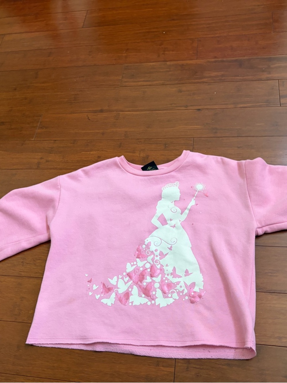 Wicked by Paul Tazewell pink sweatshirt girls size 14
